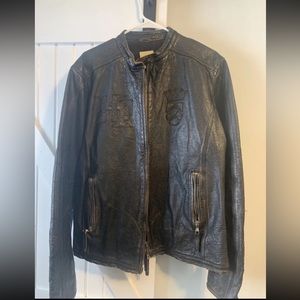 Vintage Diesel Leather Biker Jacket